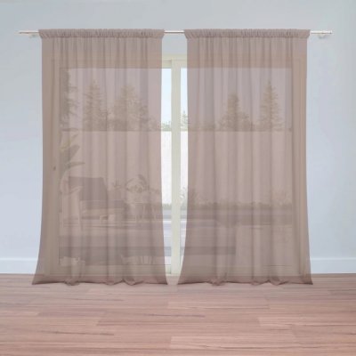Záclony Kaštanová: 2 ks - 150x250 cm - Sablio – Hledejceny.cz