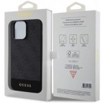 Pouzdro Guess PU 4G Stripe MagSafe iPhone 15 Pro černé – Sleviste.cz