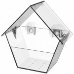 Esschert Design Krmítko pro ptáčky na okno Window 15 x 9 cm akrylát průhledné – Sleviste.cz
