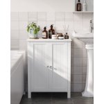 VASAGLE Koupelnová skříňka bílá 60 x 80 x 30 cm – Zboží Dáma
