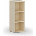 Primo Kancelářský regál WOOD, 1087 x 400 x 420 mm, bříza – Zbozi.Blesk.cz