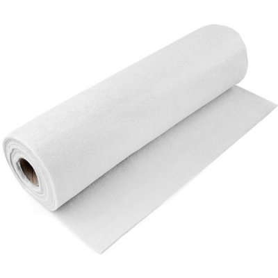 Výprodej - Filc / plsť metráž tloušťka 2 mm - bílá, 6m Varianta: 1 (F31) bílá, Balení: 1 m – Zboží Dáma