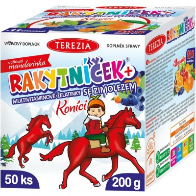 Terezia Rakytníček multivitamínové želatinky 50 želé tablet – Hledejceny.cz