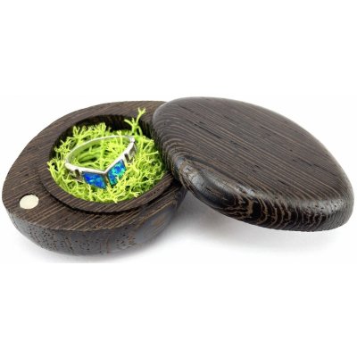 Wook dřevěná krabička na zásnubní prsten Beholder 577 wenge – Zboží Dáma