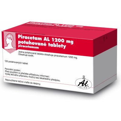 Piracetam AL 1200 por.tbl.flm. 120 x 1200 mg