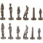 Kovové šachové figurky Egyptské