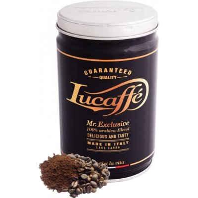 Lucaffe Mr. EXCLUSIVE 100% ARABICA mletá 250 g – Zbozi.Blesk.cz