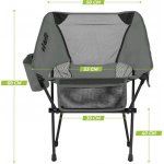 Křeslo VIRTUFIT Camping Chair Compact Šedé – Hledejceny.cz