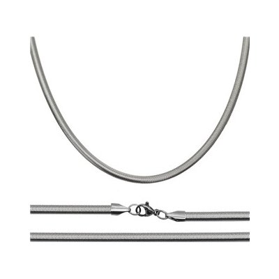 Šperky4U Ocelový řetízek had plochý OPE1096-040-45 – Sleviste.cz