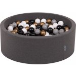 Divio suchý bazén 90x30 cm tmavě sivý + 300 míčků – Sleviste.cz