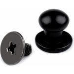 Pro Háčkování Nýt sedlářský šroubovací černý lak mat Ø 7 mm, 10 sad – Zboží Dáma