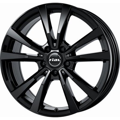 Rial M12 8X19 5X112 ET38 black silver – Hledejceny.cz