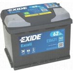 Exide Excell 12V 62Ah 540A EB621 – Zbozi.Blesk.cz