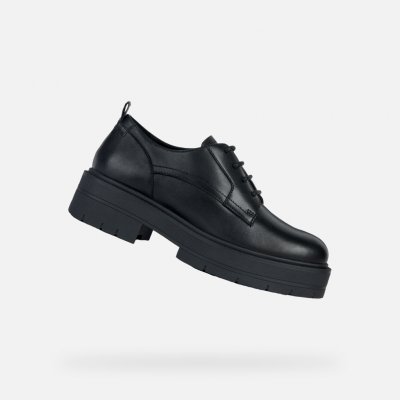 Geox Černé Dámské polobotky Spherica EC7 G004248 Černá – Sleviste.cz