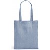 Nákupní taška a košík RYNEK. Taška s recyklovanou bavlnou Modrá