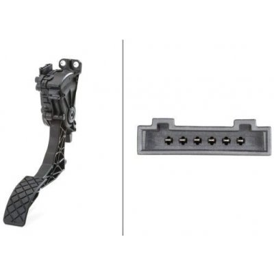 Senzor, poloha akceleračního pedálu HELLA 6PV 008 496-701 | Zboží Auto