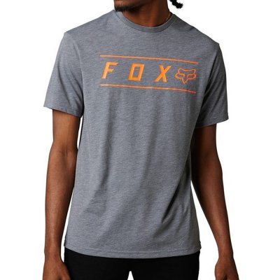 Fox triko Pinnacle Ss tech Tee Grey/Orange