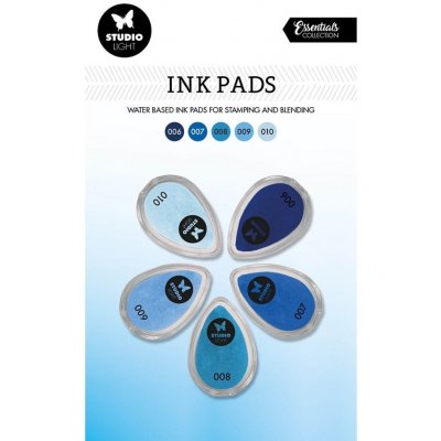 Studio Light Razítkovací polštářky odstíny modrá 5 ks – Sleviste.cz