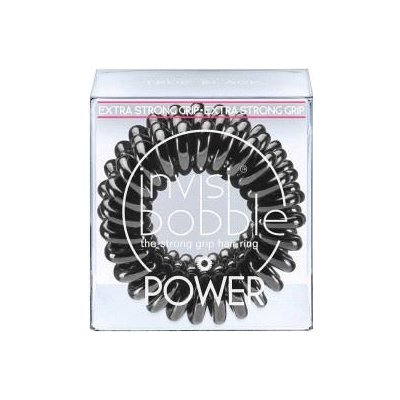 Spirálová gumička Invisibobble Power True black černá 203891 – Zbozi.Blesk.cz