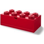 LEGO® Stolní box se zásuvkou 8 červená 40211730 – Zboží Dáma
