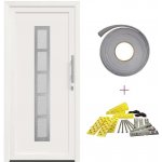 OMAXI Přední dveře Bílá 108 x 208 cm PVC 786955 – Hledejceny.cz