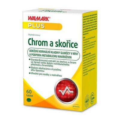 Walmark Chrom a skořice 60 tablet – Hledejceny.cz