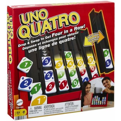 Mattel UNO Quatro – Zboží Živě