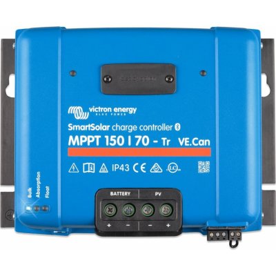 Victron SmartSolar 150/70-Tr VE.Can MPPT Solární regulátor, MPPT, 150V, 70A, účinnost 98%, VE.Can, Bluetooth, VE.direct SCC115070411 – Hledejceny.cz