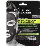 L’Oréal Men Expert Pure Charcoal plátýnková maska 30 g – Zboží Mobilmania