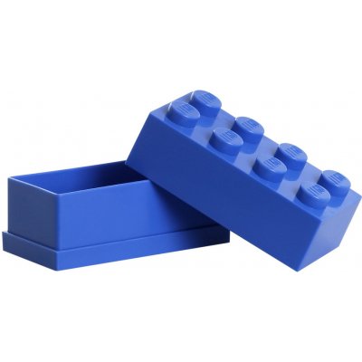LEGO® Mini Box 4,6 x 9,2 x 4,3 cm světle modrá
