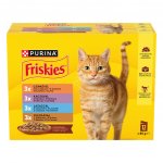 Friskies kuře kachna losos krůta ve šťávě 12 x 85 g – Hledejceny.cz