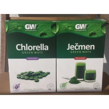 Green Ways Chlorella 330 g + Mladý ječmen 250 g