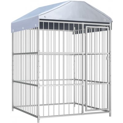 vidaXL Venkovní psí kotec se střechou 150 x 150 x 200 cm – Zboží Dáma
