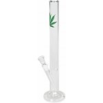 VPKCZ Skleněný bong Straight Leaf 46cm – Sleviste.cz