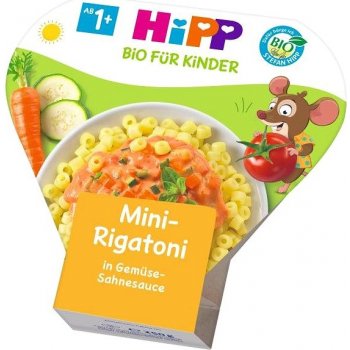 HiPP BIO Mini Rigatoni se zeleninou ve smetanové omáčce 6 x 250 g