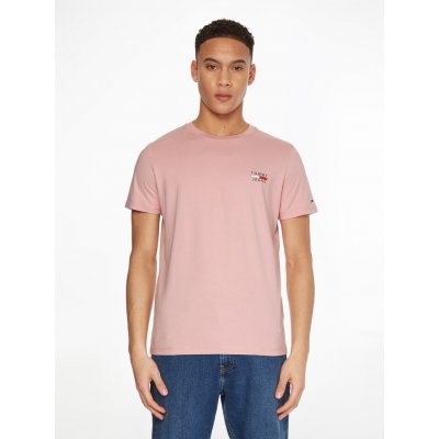 Tommy Jeans pánské růžové polo tričko TH9 – Zboží Mobilmania