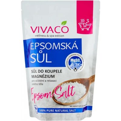 Vivaco VivaPharm Epsomská sůl do koupele OČISTA & RELAX 1000 g – Zboží Mobilmania