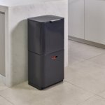 JOSEPH JOSEPH Intelligent Waste Totem Compact Max grafit 60 l (30062) nerezový koš na třídění odapdu – Zboží Mobilmania