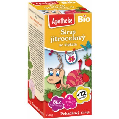 Mediate Apotheke Dětský BIO Pohádkový sirup Jitrocelový 250 g – Hledejceny.cz