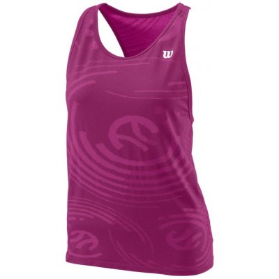 Wilson PWR SMLS Tank Rouge – Zboží Dáma