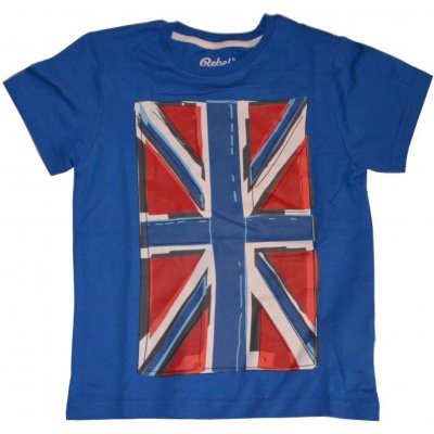 triko vlajka Velké Británie modré