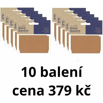 WEST DESIGN West Design Jmenovky na stůl kraft hnědé 300 ks – Zboží Dáma
