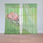 Záclony Beruška na listě: 2 ks - 150x250 cm - Sablio – Hledejceny.cz