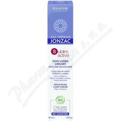 Jonzac Sublimactive BIO Smoothing Light Cream 40 ml – Zboží Mobilmania