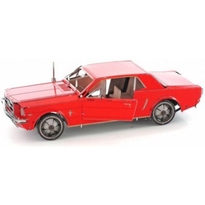 METAL EARTH 3D puzzle Ford Mustang 1965 (červený) 36 ks – Zbozi.Blesk.cz