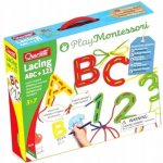 Quercetti Lacing ABC + 123 alphabets and numbers – Zboží Mobilmania