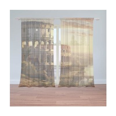Sablio Záclony Řím Koloseum Historic: 2ks 150x250cm – Hledejceny.cz