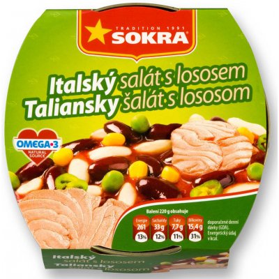 Sokra Italský salát s lososem 220 g – Hledejceny.cz