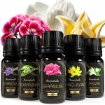 Aromaholik Květinová sada Plus 5 x 10 ml konvalinka, geránium, jasmín, levandule, ylang ylang – Hledejceny.cz