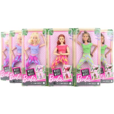 Barbie V pohybu GXF07 – Zboží Mobilmania